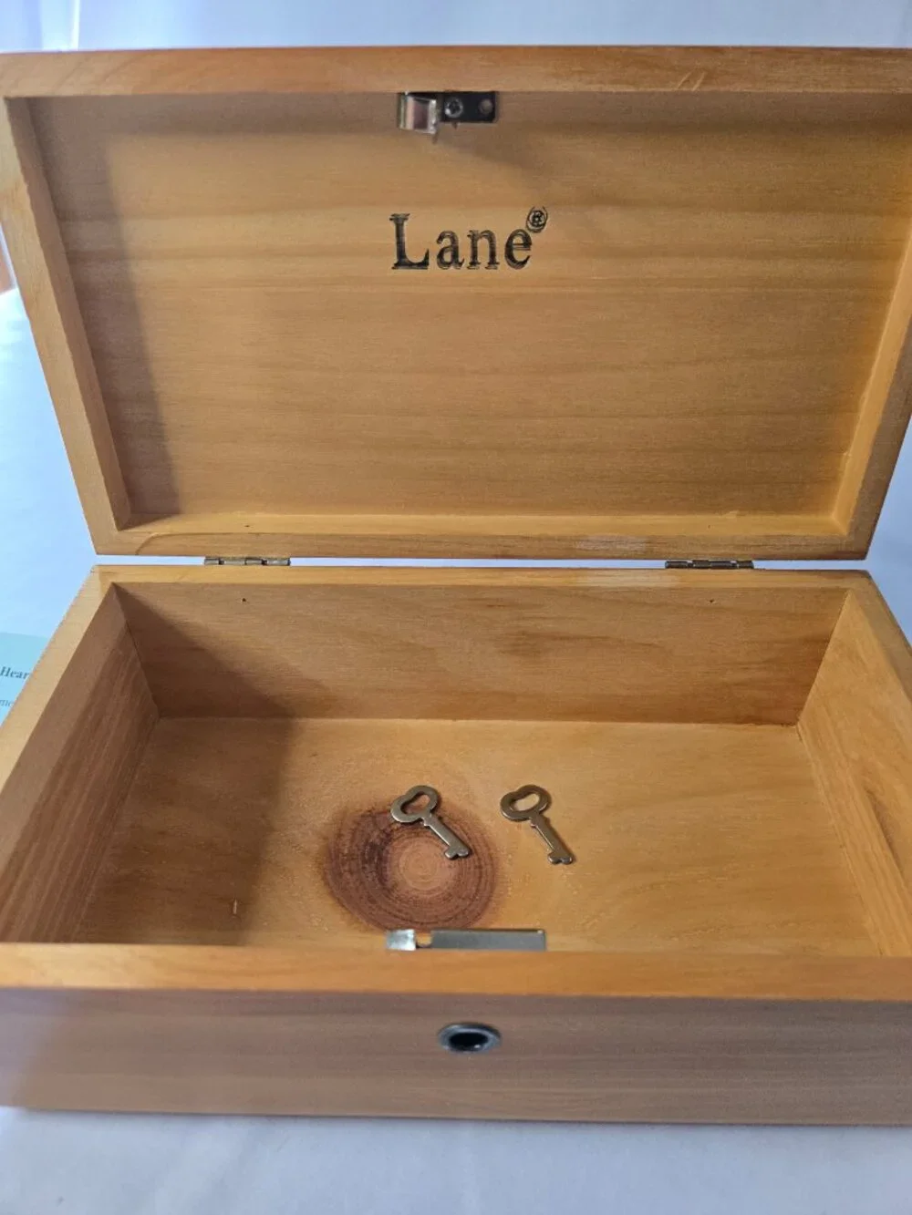 P. Buckley Moss 1996 Mother and Child Lane Keepsake Chest With 2 Keys